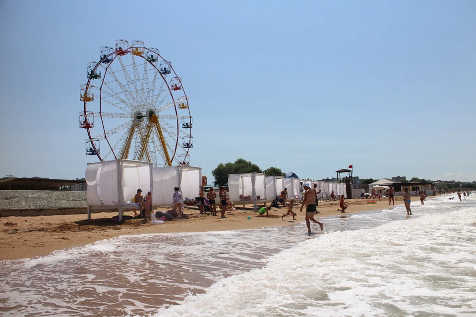 Самая теплая вода в Азовском море