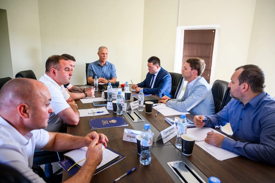 В Херсонской области обсудили внедрения новых технологий Фото: ТГ-канал Владимира Сальдо