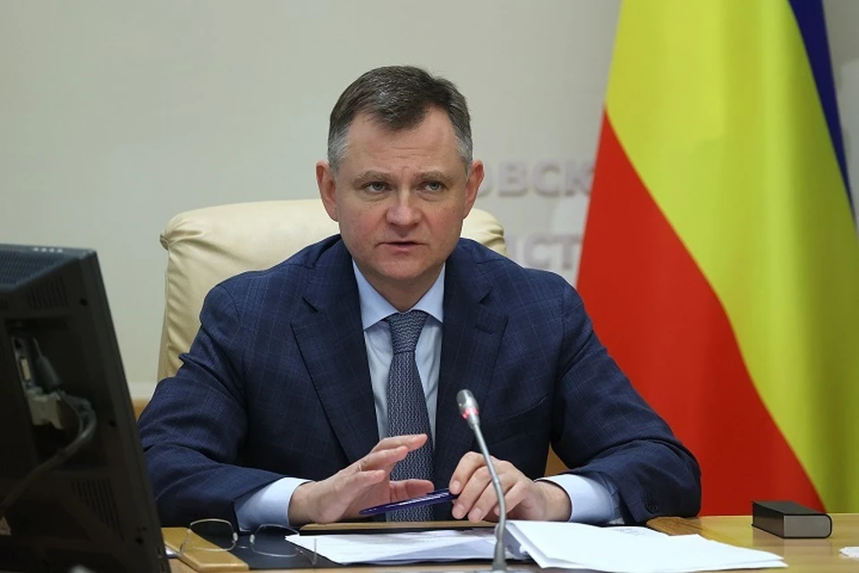 Кандидат на пост губернатора, врио главы региона Юрий Слюсарь. Фото: сайт правительства Ростовской области