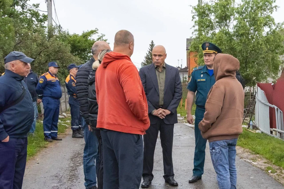 Переселение в пункты временного размещения никому не понадобилось. Фото: телеграм-канал губернатора Липецкой области Игоря Артамонова.