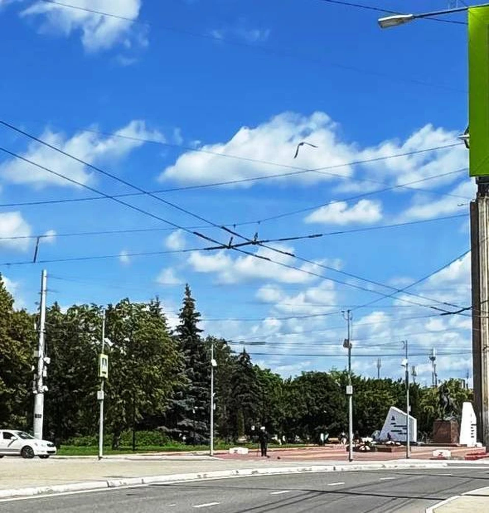 Площадь Победы в Калуге оборудовали умными пешеходными переходами.