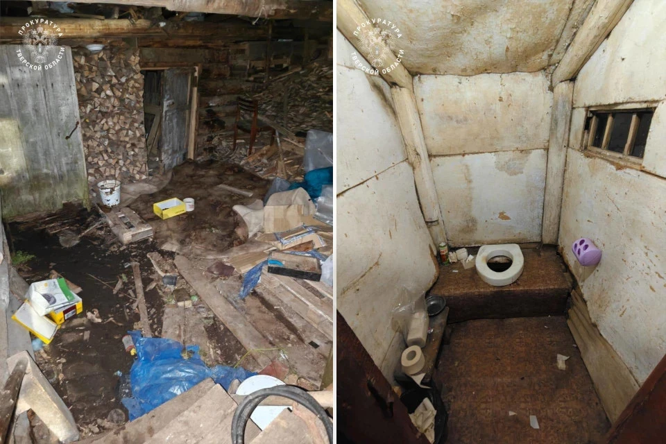 Дети жили в таких условиях. Фото: Прокуратура Тверской области