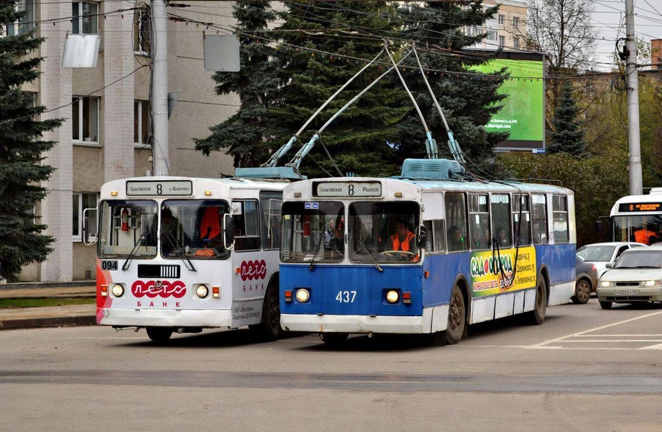 В Калуге временно заменят два троллейбусных маршрута автобусами.
