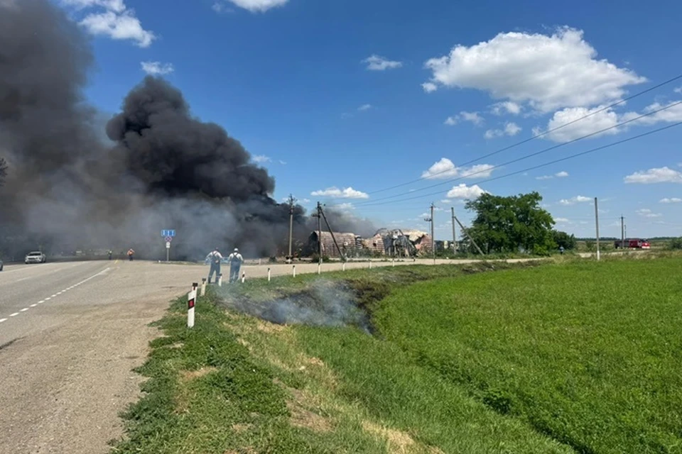 Пожар потушили