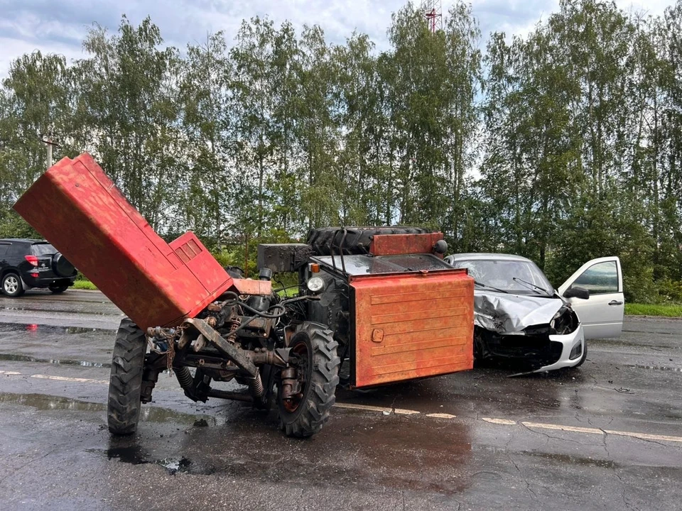 Отечественное авто превратилось в груду железа