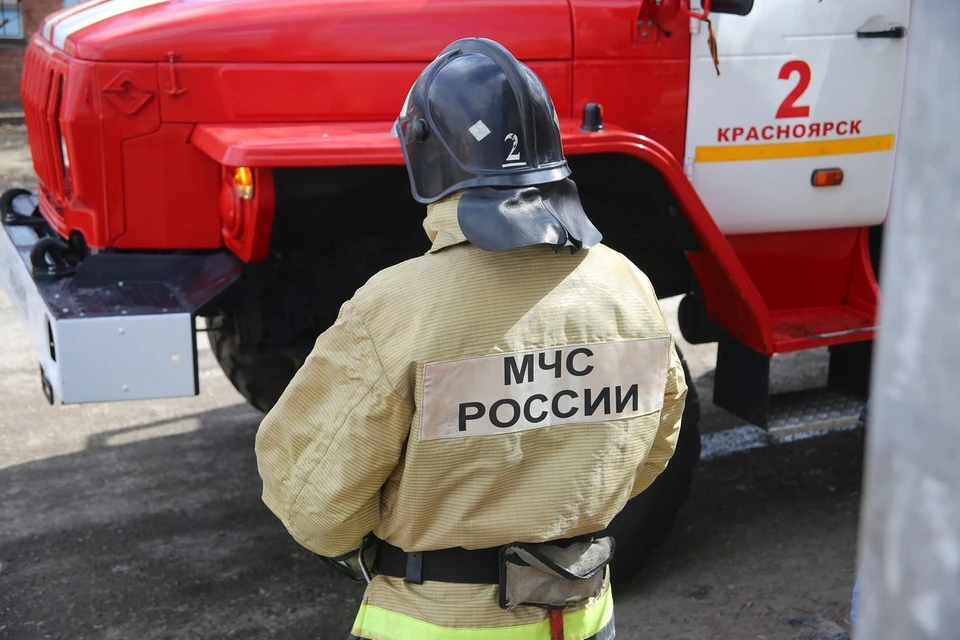 Под Красноярском в пожаре погиб мужчина
