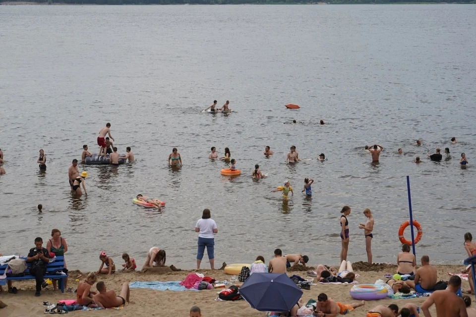 Теплее всего река на Саратовском водохранилище у Сызрани.