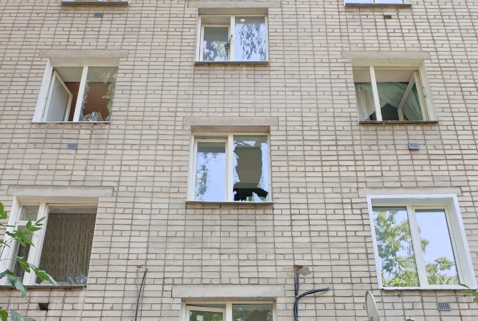 Один из поврежденных домов. ФОТО: Глава Воронежа Сергей Петрин.