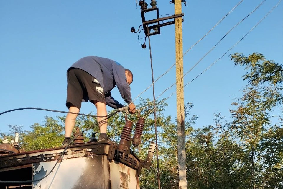 В Горностаевском округе восстанавливают водоснабжение после атак ВСУ Фото: Администрация Горностаевского округа