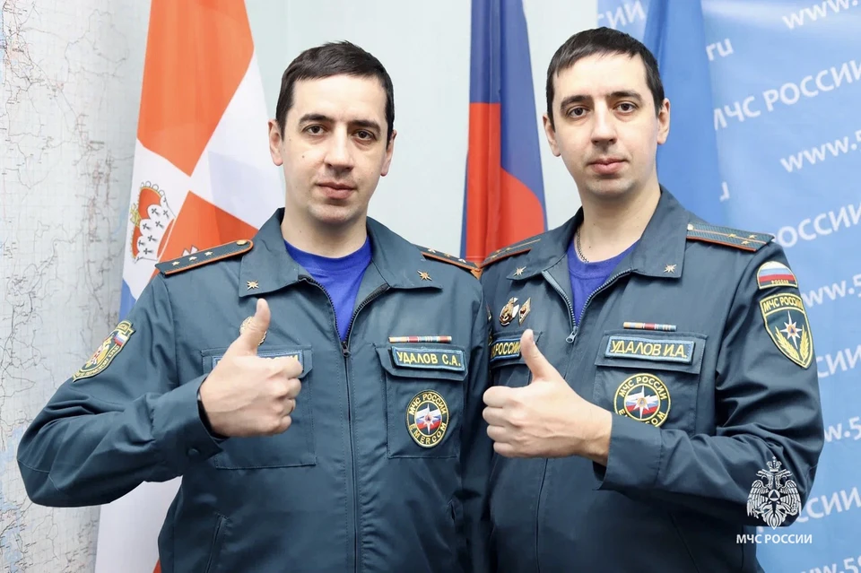 С 2011 года служебная карьера близнецов связана ГУ МЧС России. Фото: пресс-служба.