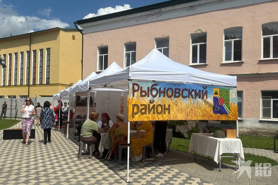 Презентация Рыбновского района в центре Рязани.