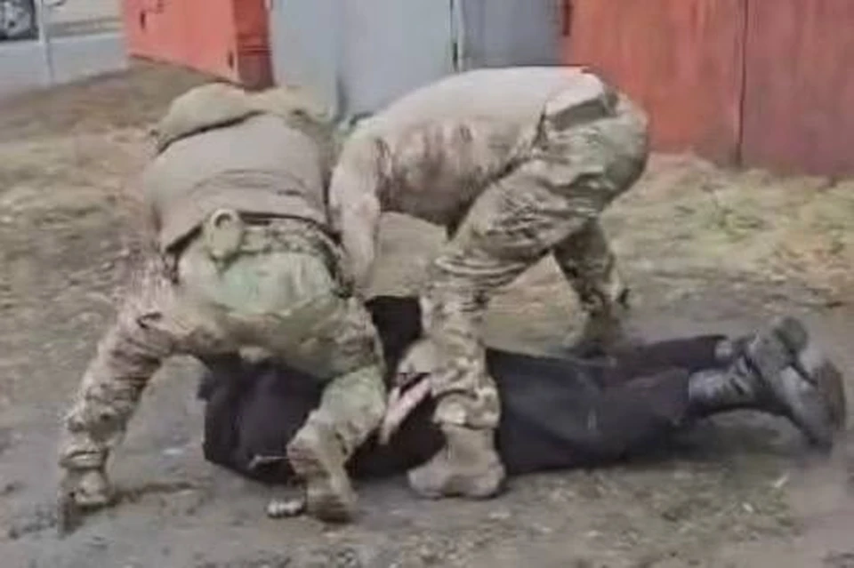 Задержание мужчины