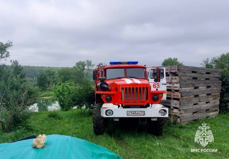 В Тульской области за сутки ликвидировали два пожара
