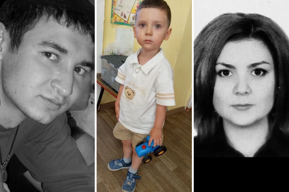 Семья Ерофеевых - Георгий, Степа, Екатерина.