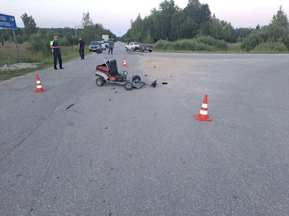 Фото с места смертельного ДТП.