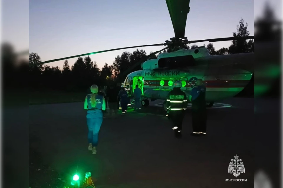 Вертолет санавиации. Фото: МЧС Тверской области.
