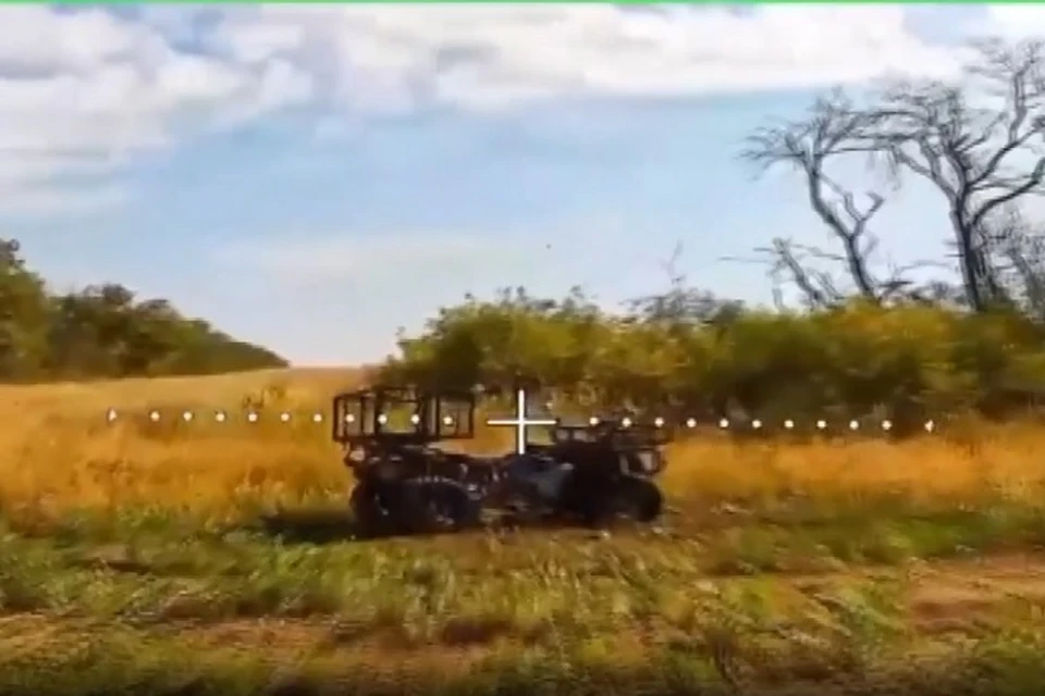 Группировка войск «Юг» уничтожила 2 квадроцикла и бронемашину «Козак» ВСУ в ДНР. Фото: Минобороны России