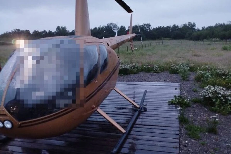 Вертолет Robinson принадлежал известному на Камчатке предпринимателю. Фото: Дальневосточная транспортная прокуратура.