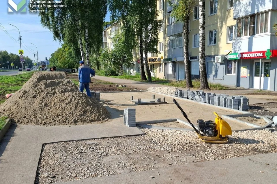 Севастопольская аллея преображается: стартовал первый этап благоустройства. Фото: МЦУ города Рязани.