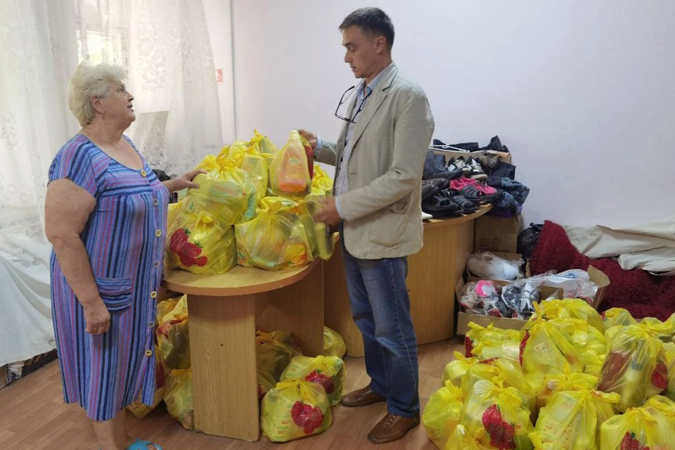 Крымская митрополия передала гуманитарную помощь жителям Каховки Фото: администрация Каховского округа