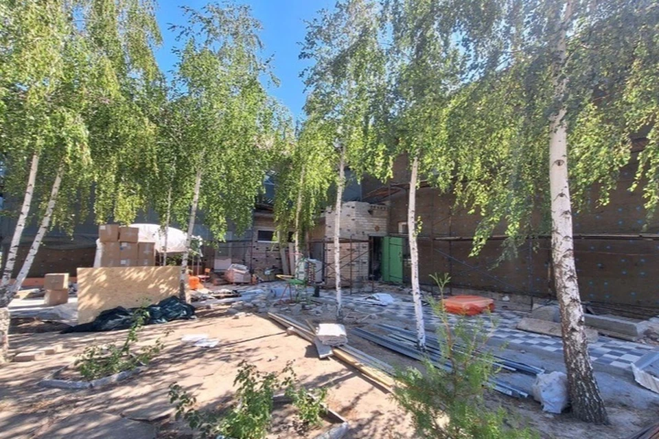 Детский ребцентр ремонтируют в Мирном. Фото: администрация городского округа Мелитополь