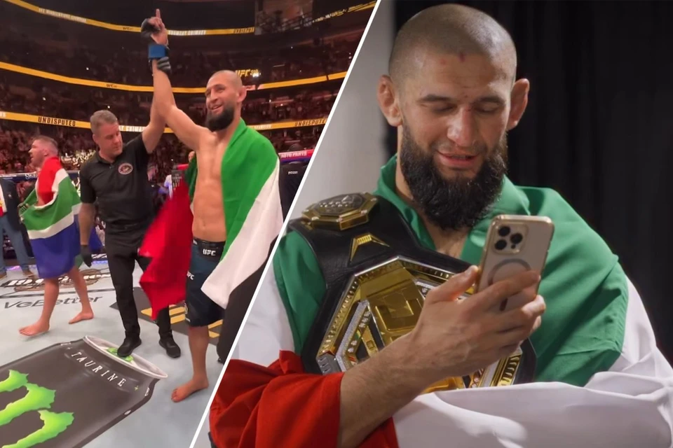 Чимаев одержал победу над Дю Плесси. Фото: соцсети UFC Russia