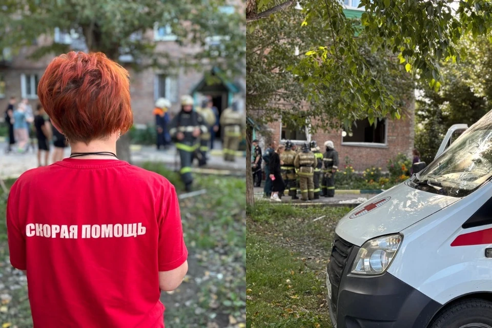ЧП произошло на первом этаже жилого дома