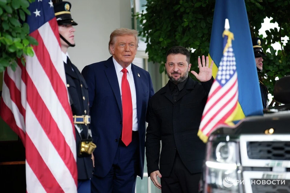 Президент США Дональд Трамп принимал в Белом доме Владимира Зеленского и лидеров стран ЕС. Фото: ria.ru
