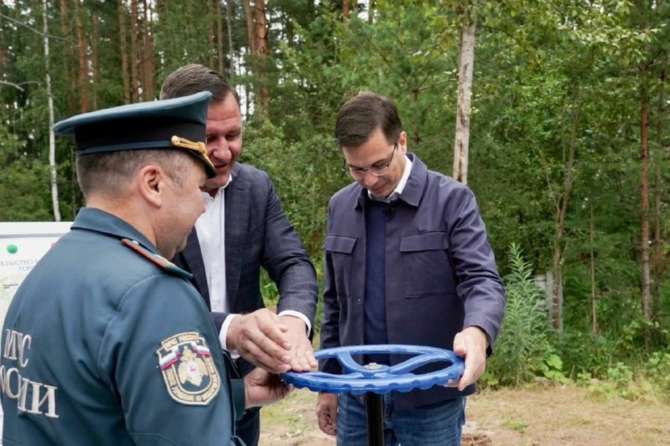 В Зеленом городе построили новый восьмикилометровый водовод. ФОТО: телеграм-канал Юрия Шалабаева.