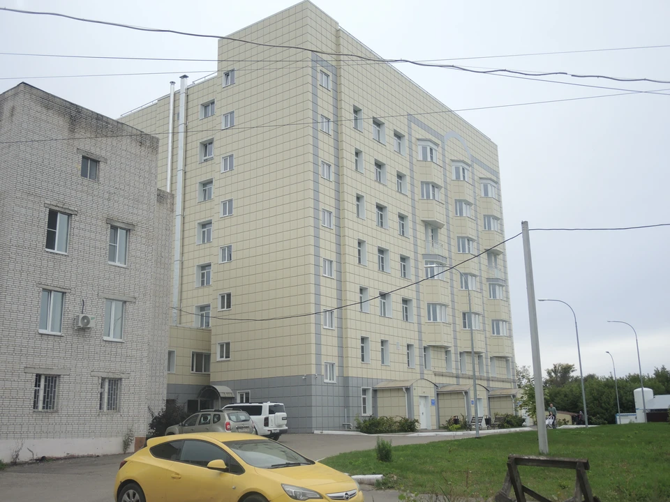 Здание Гусь-Хрустальной ЦРБ, в котором расположено родильное отделение