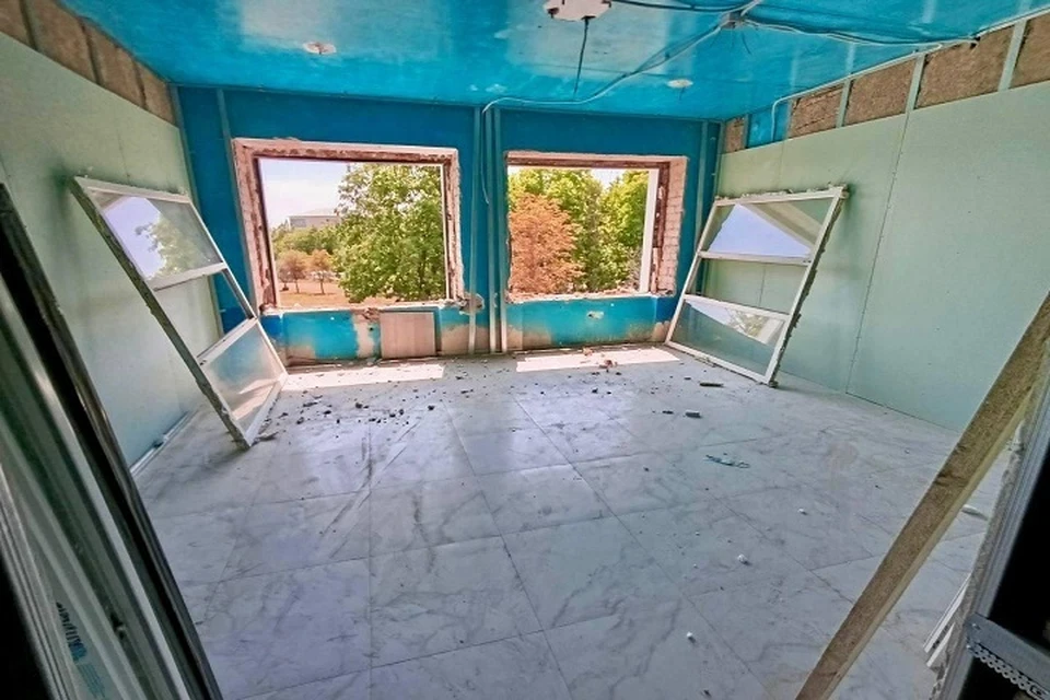 Подмосковье восстанавливает районную больницу в Тельманово. Фото: t.me/NAVelikodnaya