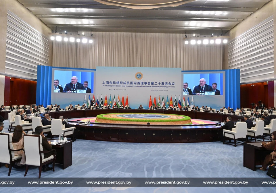 Саммит проходит в китайском Тяньцзине. Фото: president.gov.by