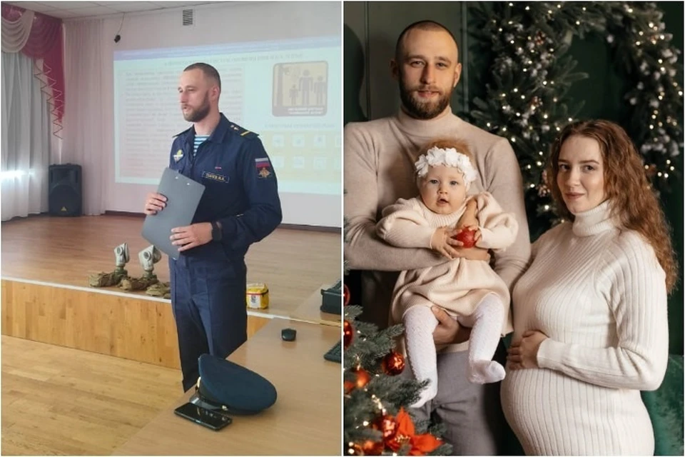 Матвей Андреевич Ткачев после СВО устроился учителем в школу и женился. Фото: Из архива семьи.