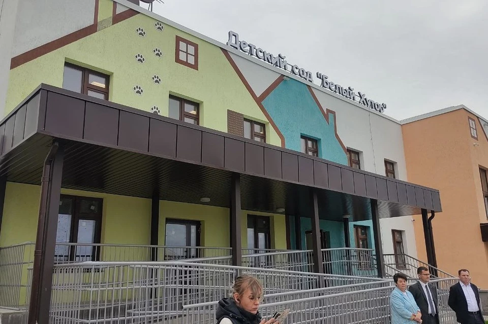 Детский сад уже набирает детей.