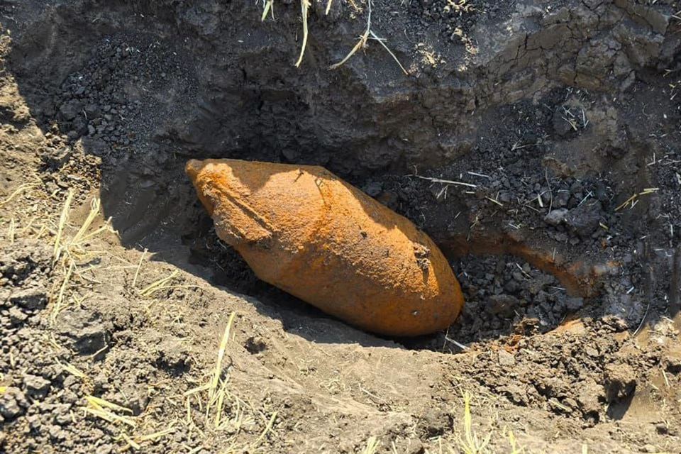 Авиабомбу уничтожили Фото: пресс-служба ГУ Росгвардии по Краснодарскому краю