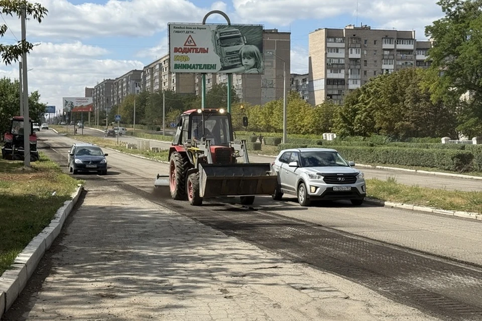 В Алчевске проходит масштабный ремонт дорог