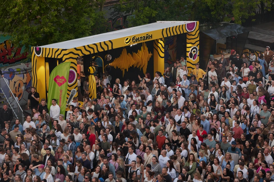 Билайн определил самые «качающие» концерты Summer Sound в Москве