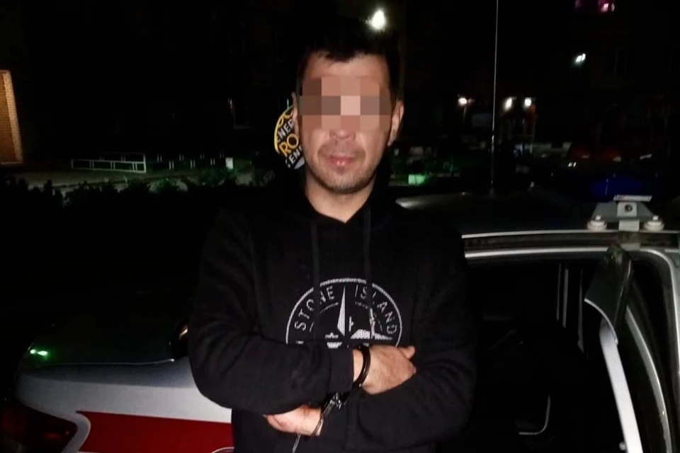 Дебошира доставили в отдел полиции. Фото: Росгвардия по Петербургу и Ленобласти