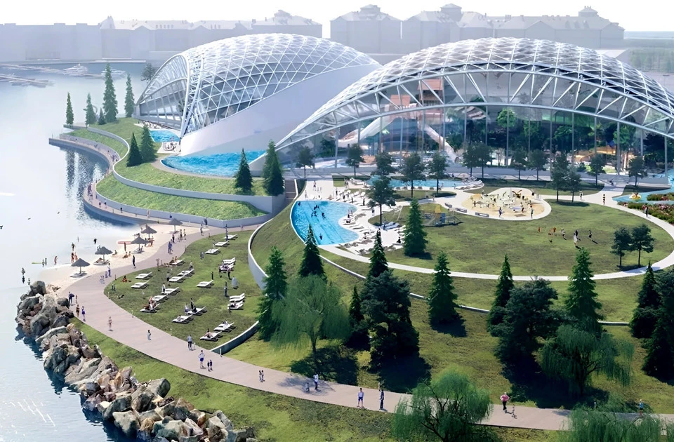 Аквапарк сможет принимать до 1500 гостей одновременно. Фото: zavidovotour.ru.