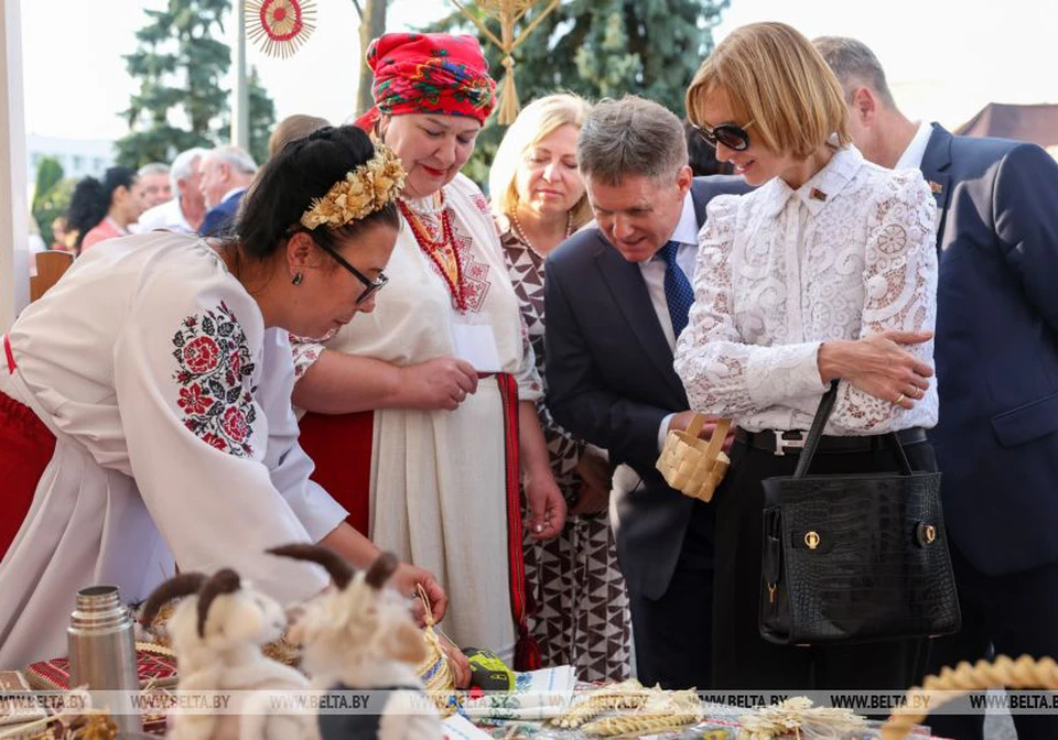 Наталья Петкевич посетила праздник День белорусской письменности. Фото: belta.by
