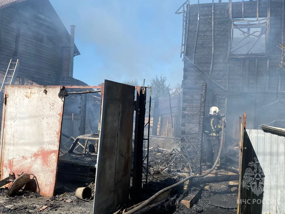 Пожар в Авиаторе 7 сентября