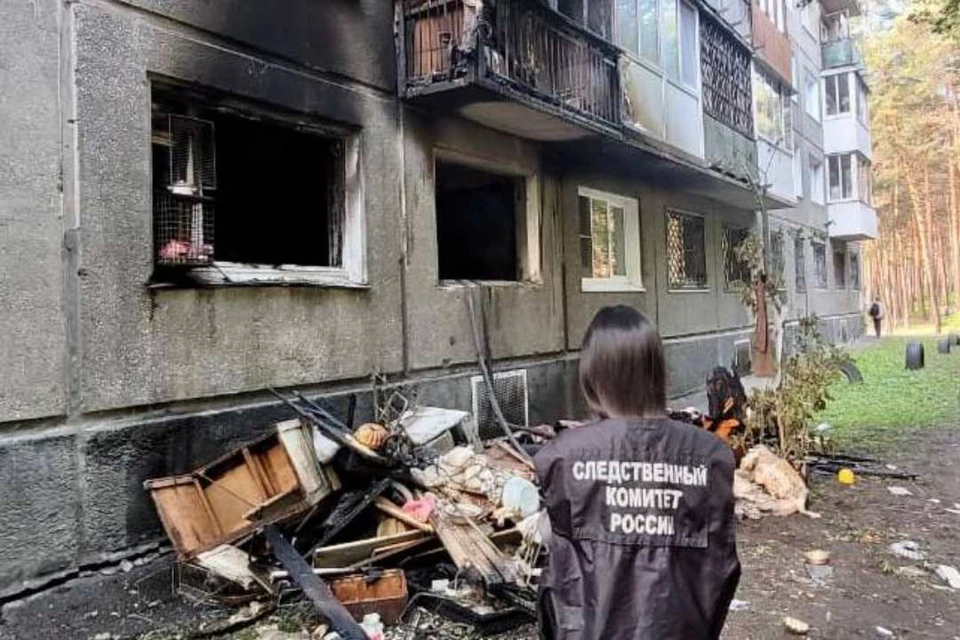 Следком начал проверку после пожара в многоэтажке в Ангарске.