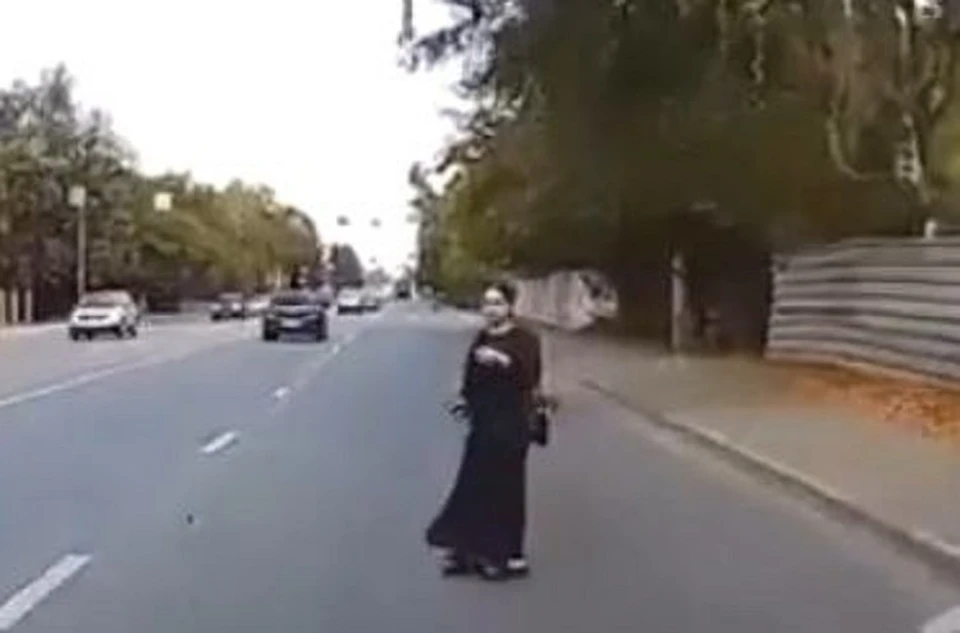 Бродила по дороге. Фото: ТГ-канал "Полиция 69"