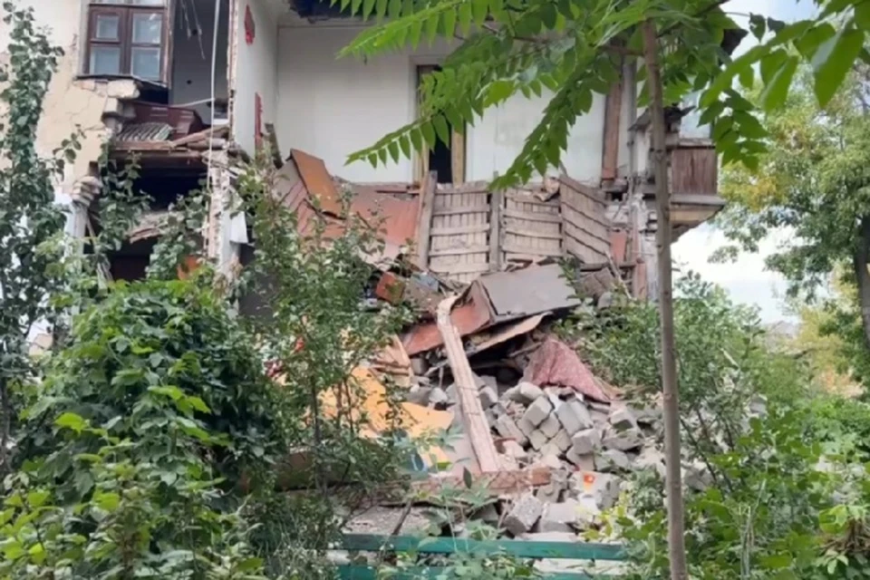 В Макеевке в одном из жилых домов обрушилась стена. Фото: Администрация городского округа Макеевка