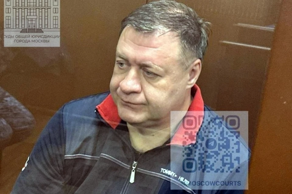 Экс-замгубернатора Курской области Дедов расплакался в Мещанском суде Москвы. Фото: ТГ-канал судов общей юрисдикции города Москвы