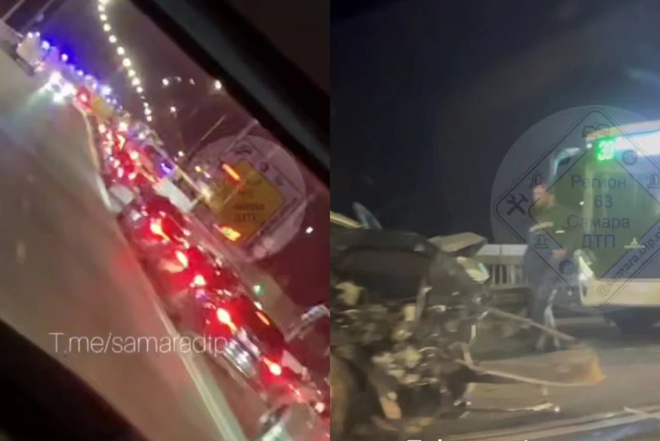 Очевидцы публикуют видео с места происшествия. Фото: t.me/chp_samara
