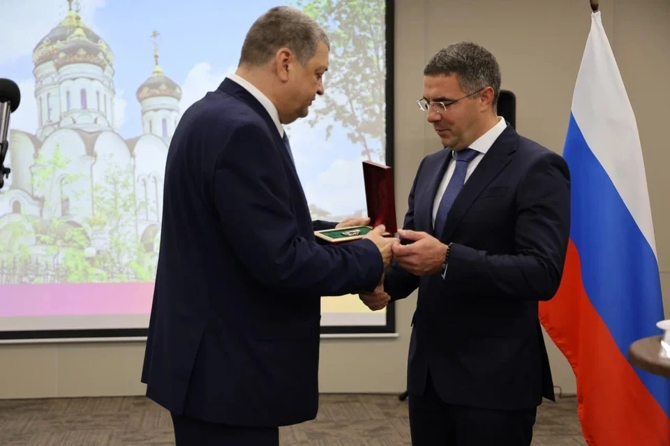 Глава Горловки поблагодарил жителей Тулы за всестороннюю поддержку. Фото: ТГ/Приходько