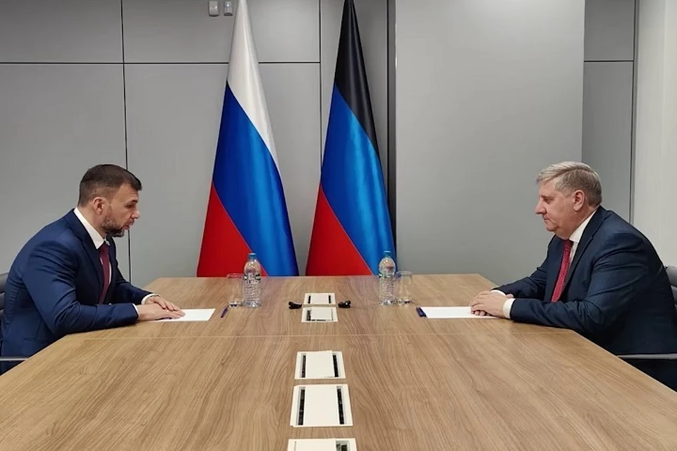 Пушилин назначил Черткова на должность Председателя Правительства ДНР. Фото: ТГ/Пушилин