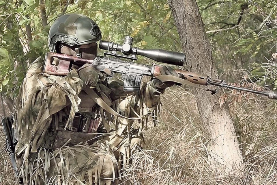 Боец «Аид» сообщил о готовящейся дуэли с украинским снайпером в зоне СВО. Фото: Альберт Рубенян