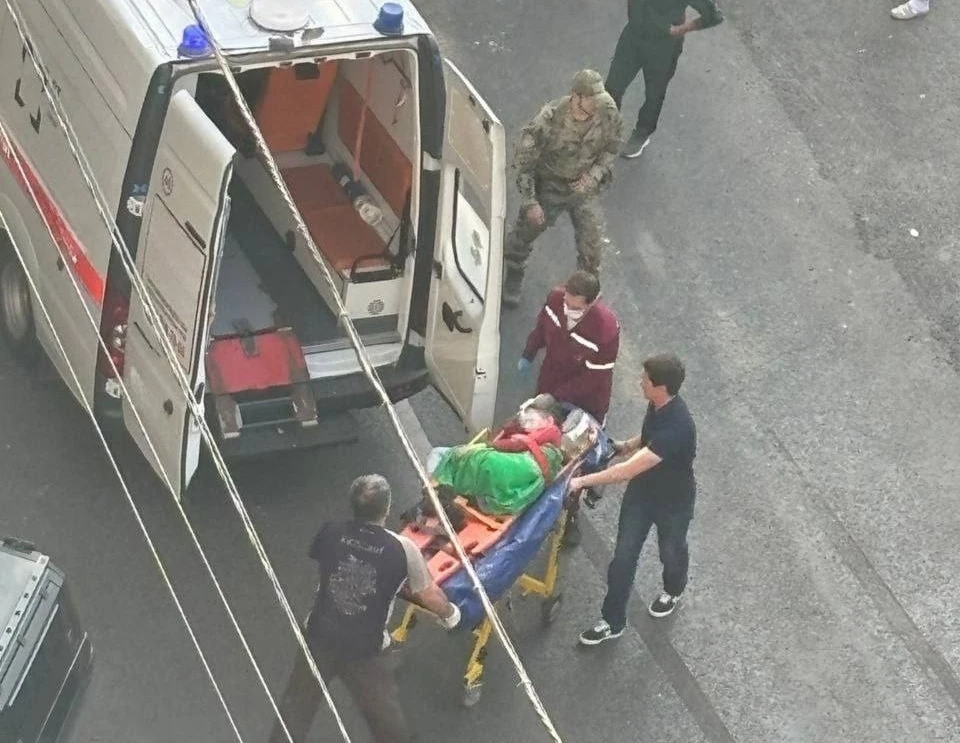 Пострадавшего госпитализировали. Фото:Управление Росгвардии по Самарской области
